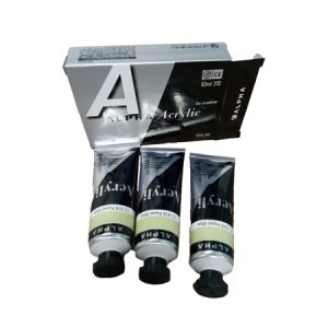 ALPHA Silver Acrylic Colors (50ml x 12 colors) Srs 1 (#0021)